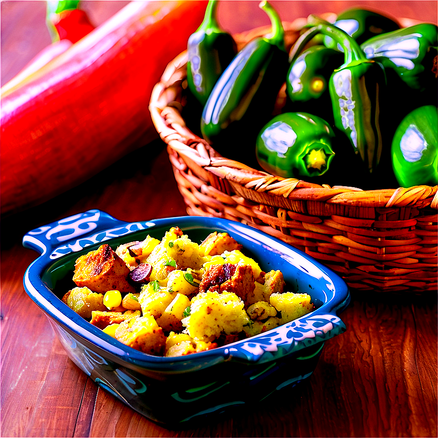 Jalapeno Cornbread Stuffing Png 06272024 PNG