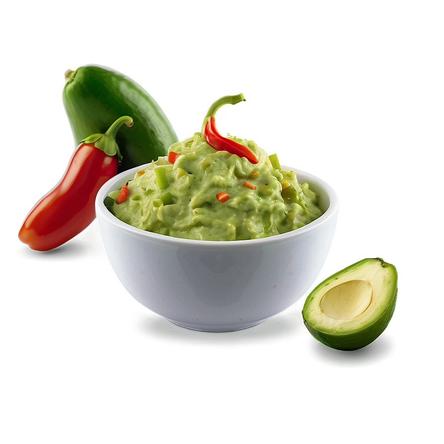Jalapeno Guacamole Png 06132024 PNG