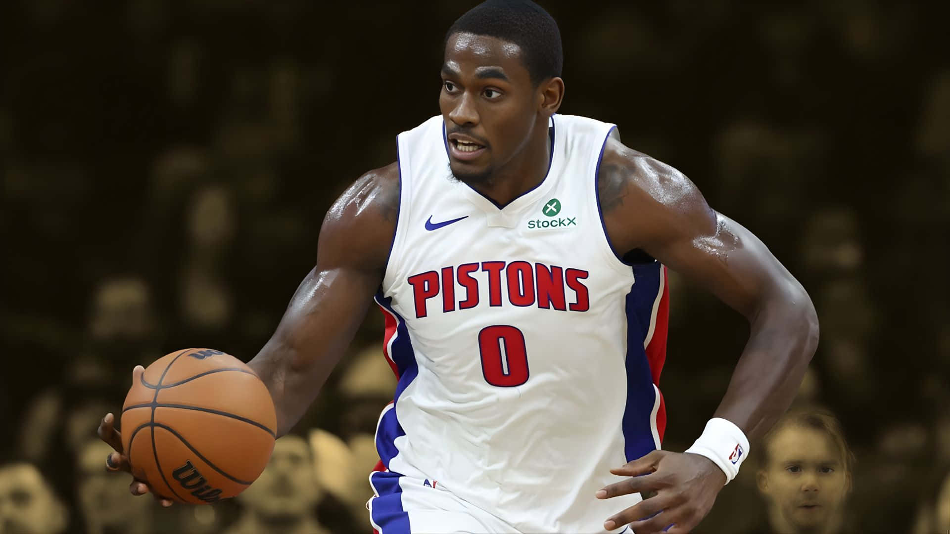 Acción De Jalen Duren Pistons Fondo de pantalla