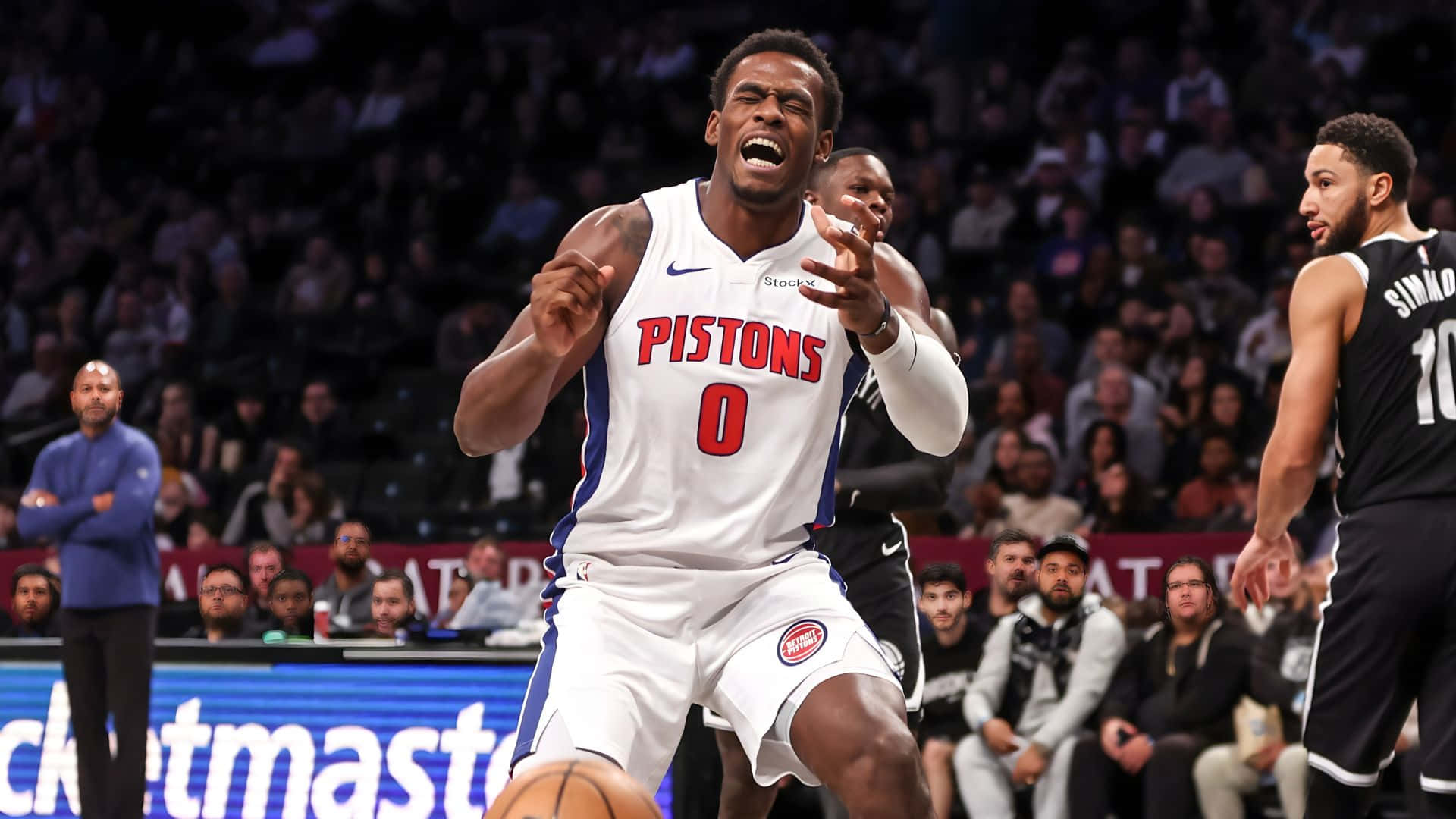 Momentos Destacados De Jalen Duren Con Los Pistons Fondo de pantalla