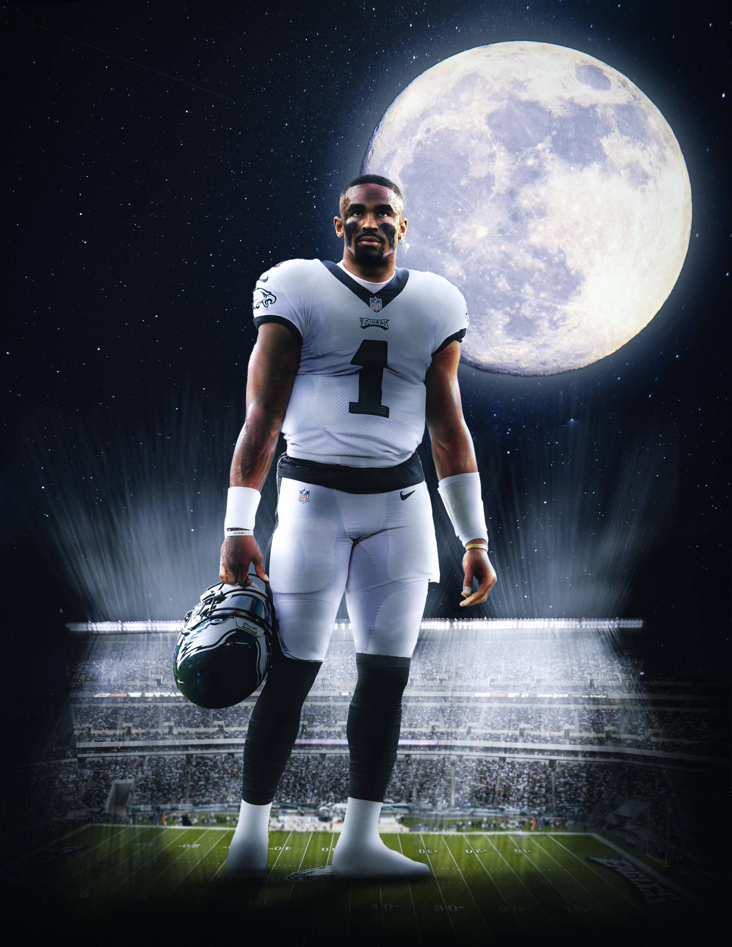 Download Jalen Hurts The Eagles Player Wallpaper