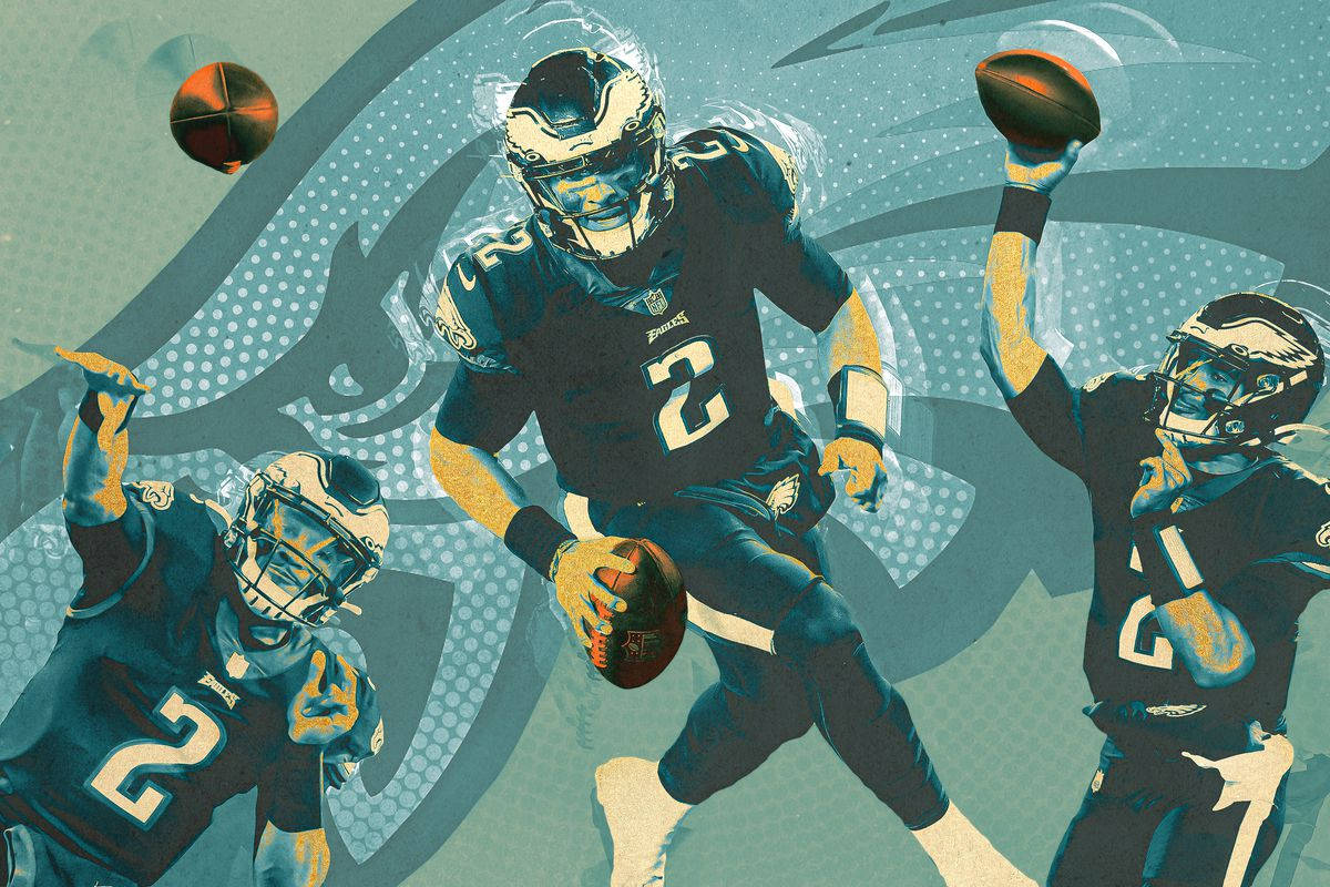 Philadelphiaeagles-quarterback Jalen Hurts Wallpaper