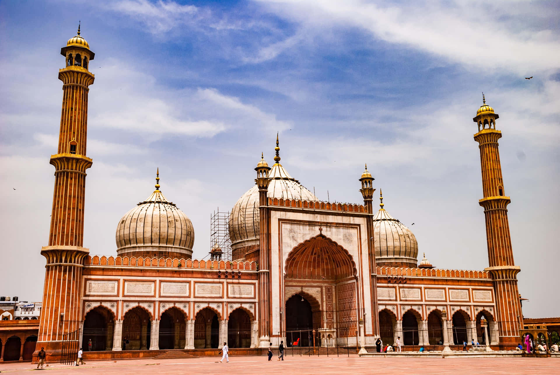 Jama_ Masjid_ Delhi_ Architecture Wallpaper