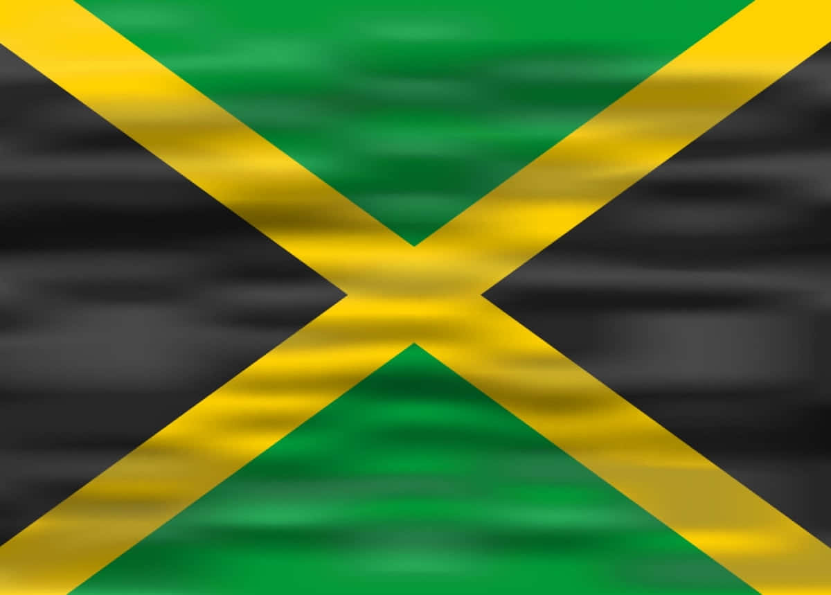 Jamaica Flag Design Wallpaper