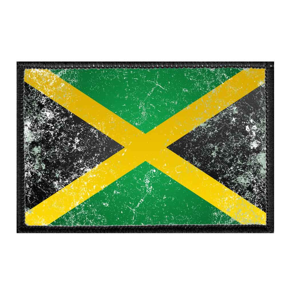 Jamaica Flag Grungy Texture Wallpaper