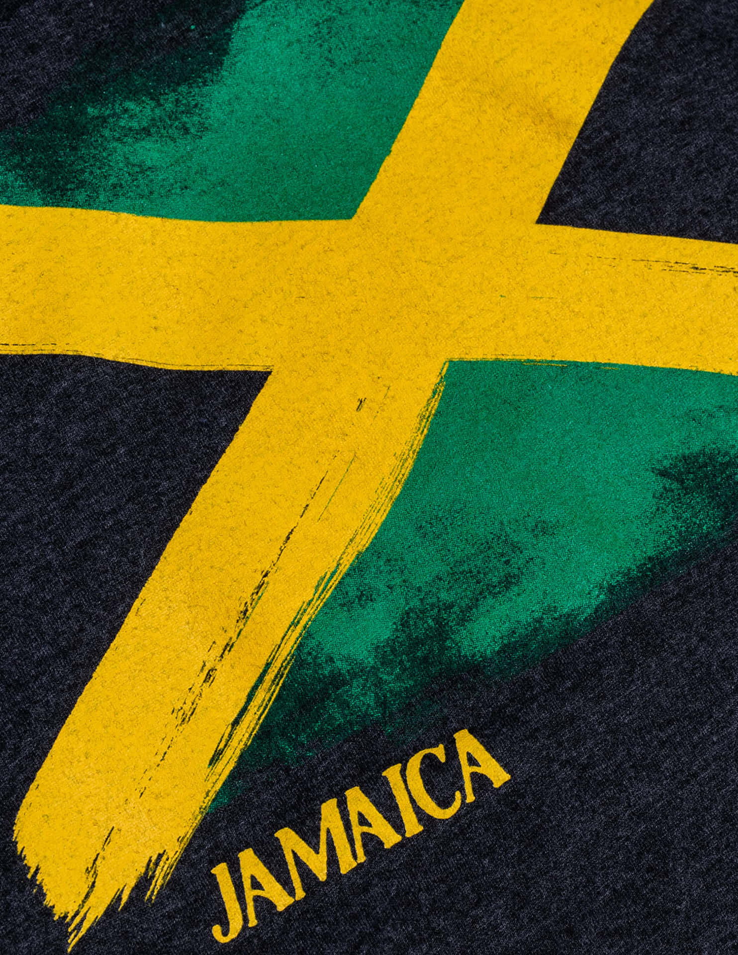 Jamaica Flag Textured Background Wallpaper