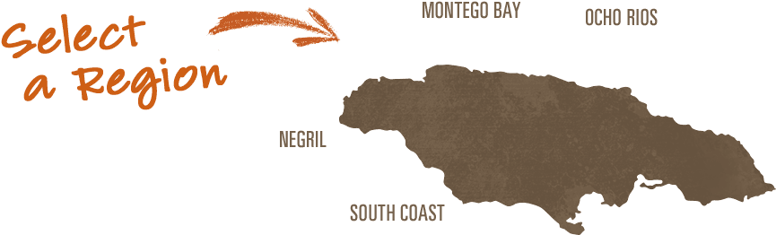 Jamaica Region Selection Map PNG