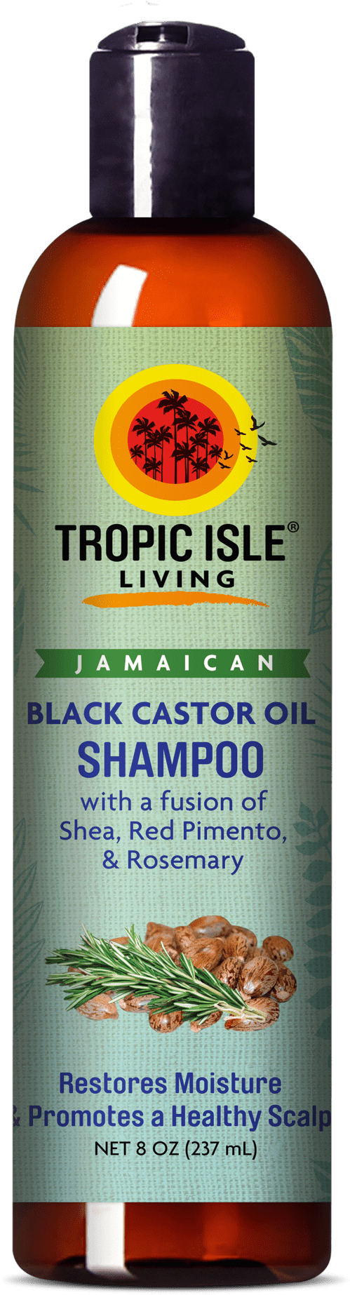 Jamaican Black Castor Oil Shampoo Bottle PNG