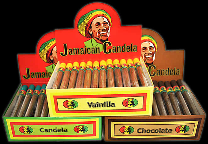 Jamaican Candela Cigar Blunts Display PNG