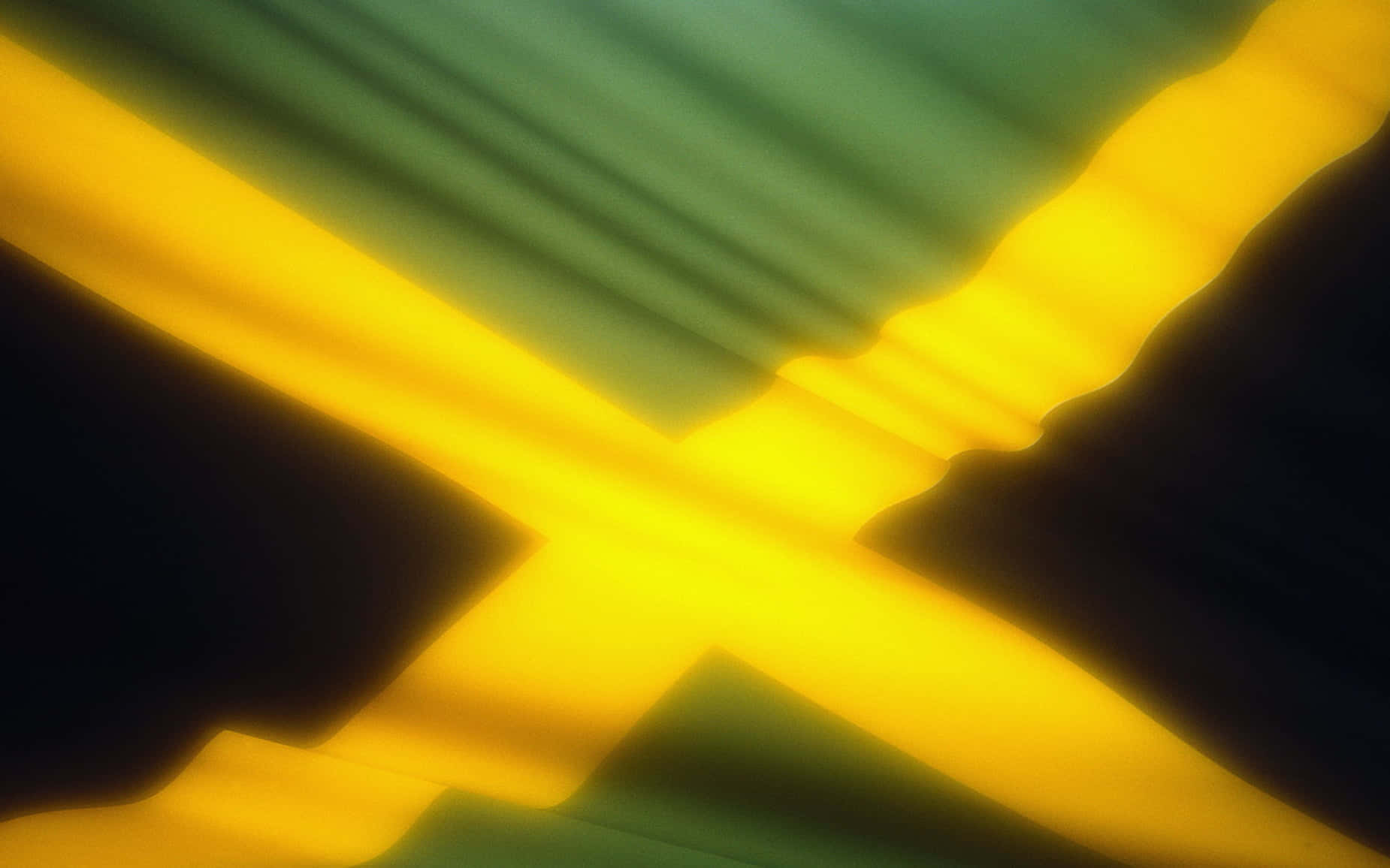 Jamaican_ Flag_ Closeup_ Backlit Wallpaper