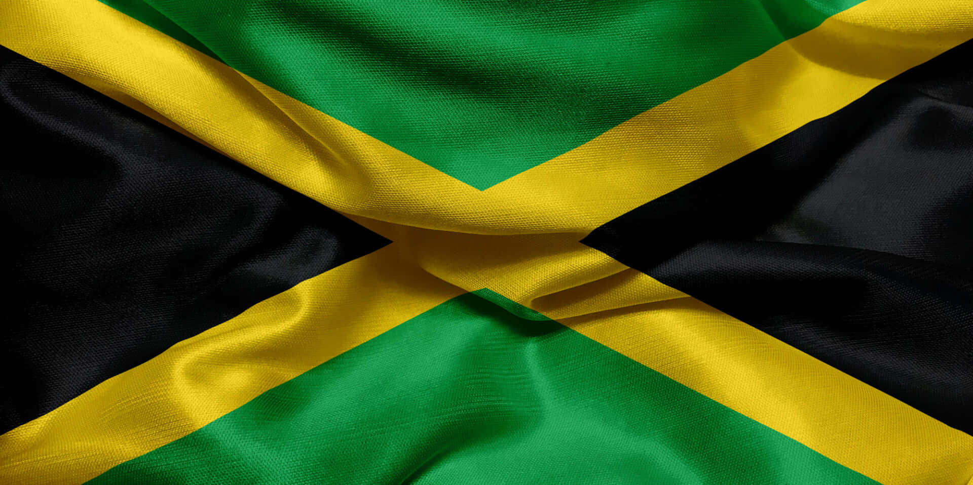 Jamaican Flag Closeup Wallpaper