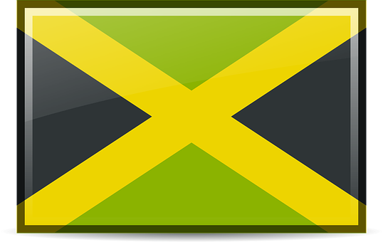 Jamaican Flag Graphic PNG