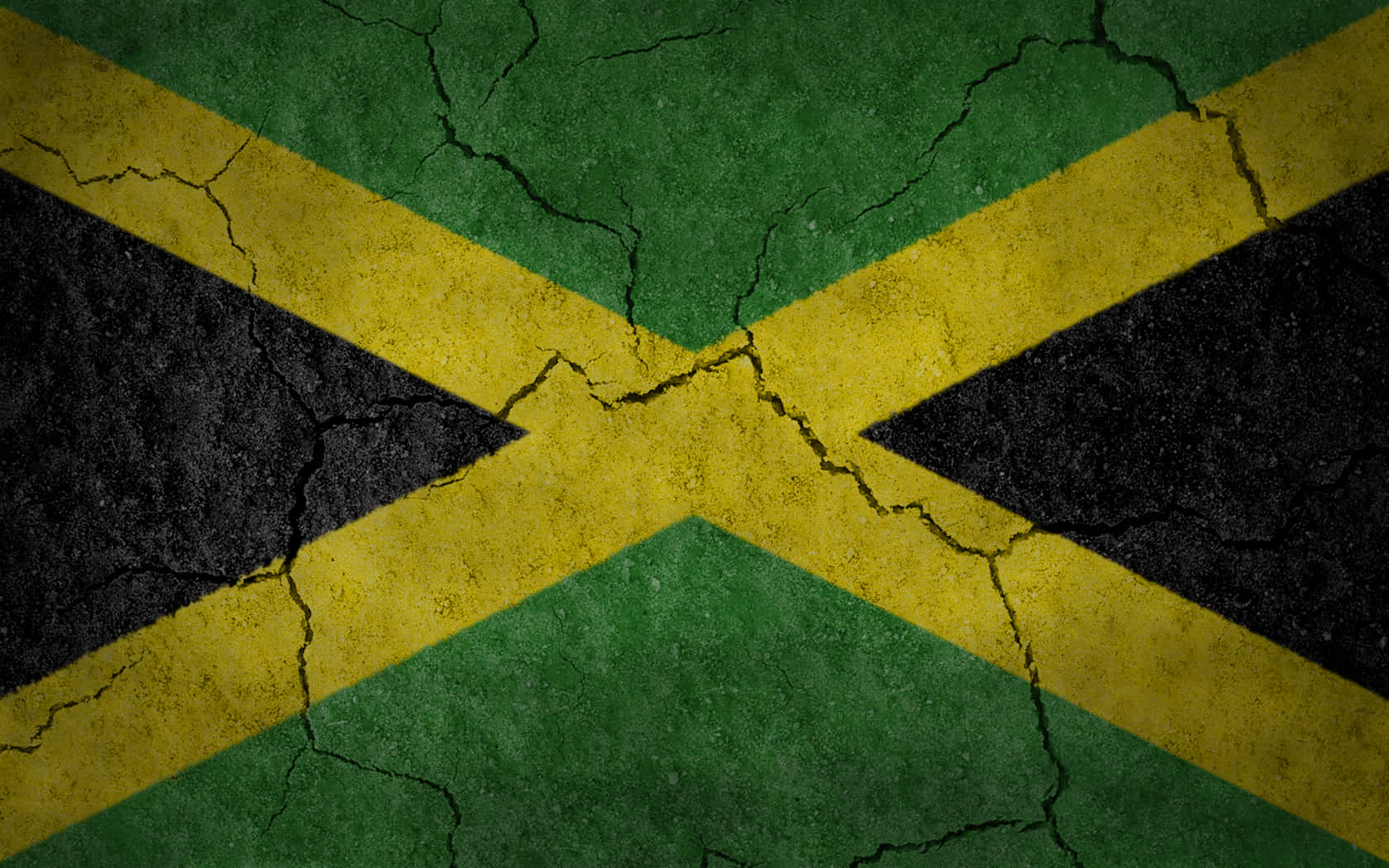 Jamaican_ Flag_ Grunge_ Texture Wallpaper