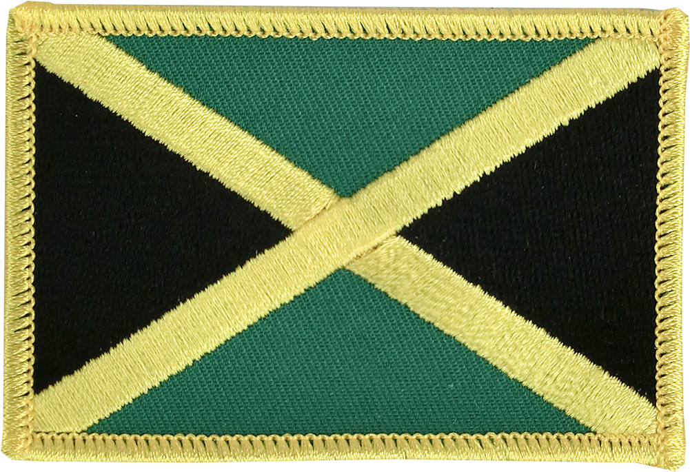 Jamaican Flag Patch PNG