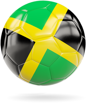 Jamaican Flag Soccer Ball PNG