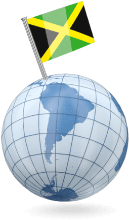Jamaican Flagon Globe PNG