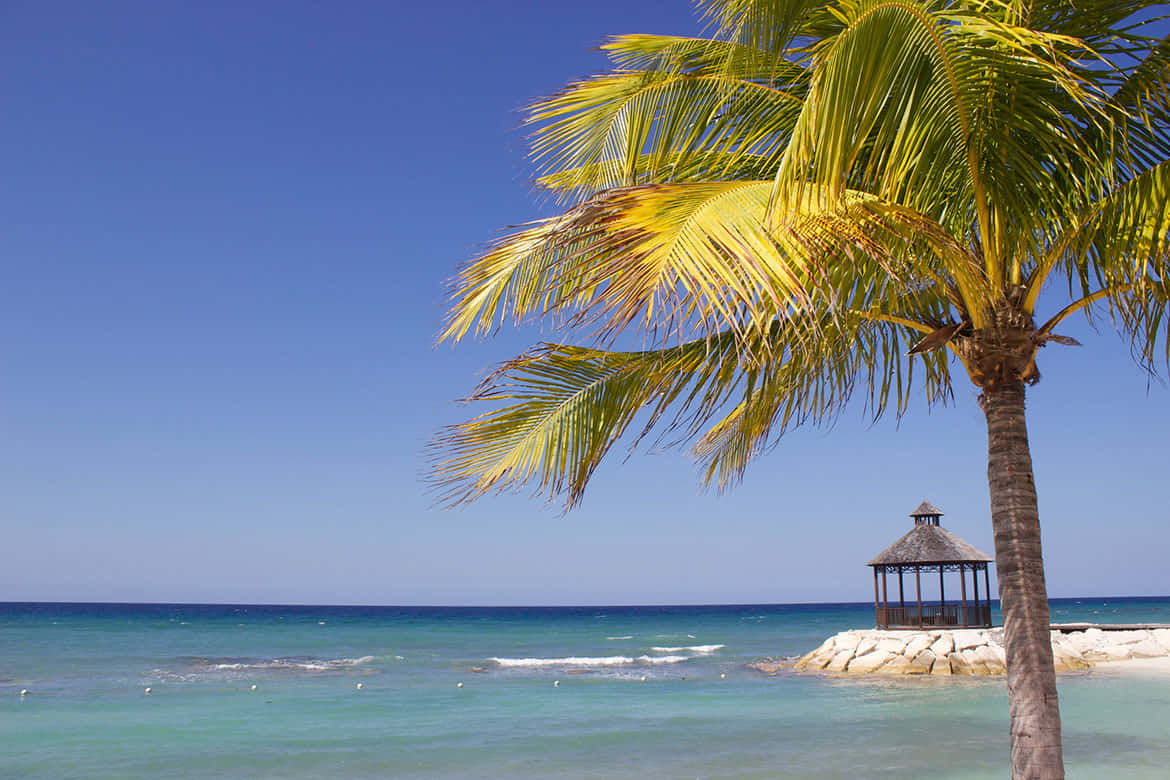 Breathtaking View of Jamaican Island Paradise Wallpaper
