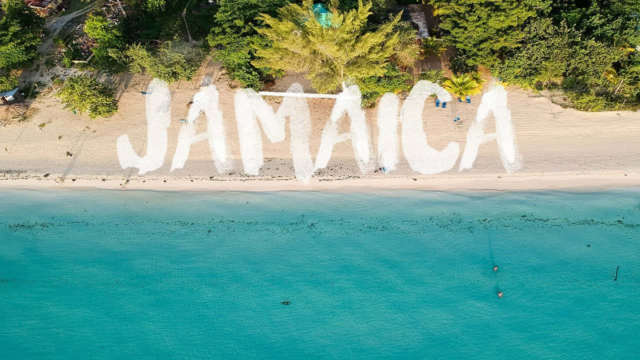 Tropical Jamaican Beach Bliss Wallpaper