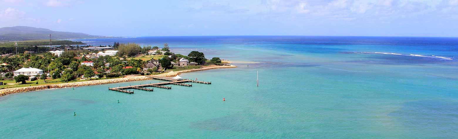 Impresionanteparaíso De La Isla De Jamaica Fondo de pantalla