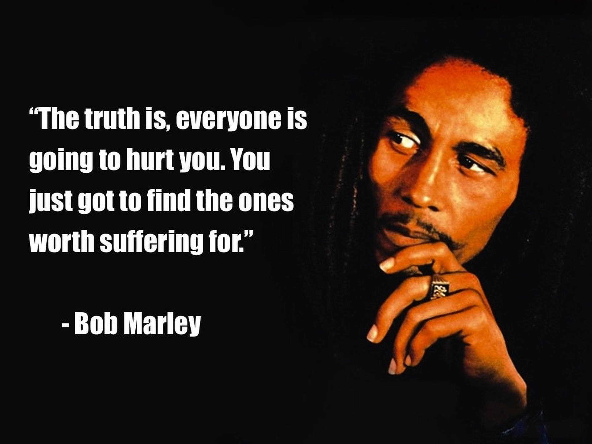 Jamaican Singer Bob Marley Quotes Picture