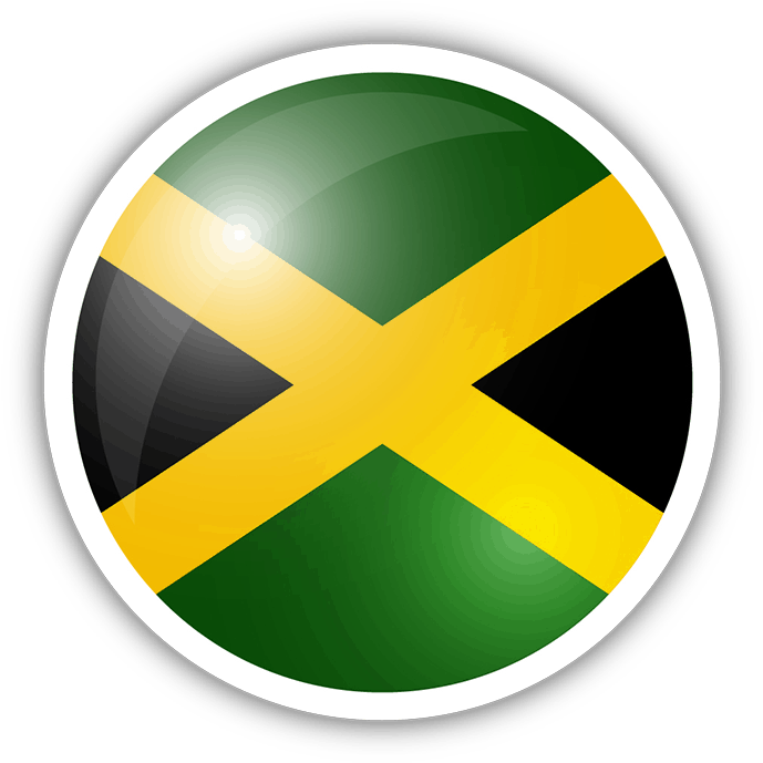 Jamaican_ Flag_ Badge PNG