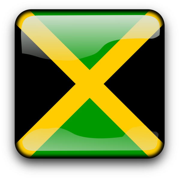 Jamaican_ Flag_ Button PNG