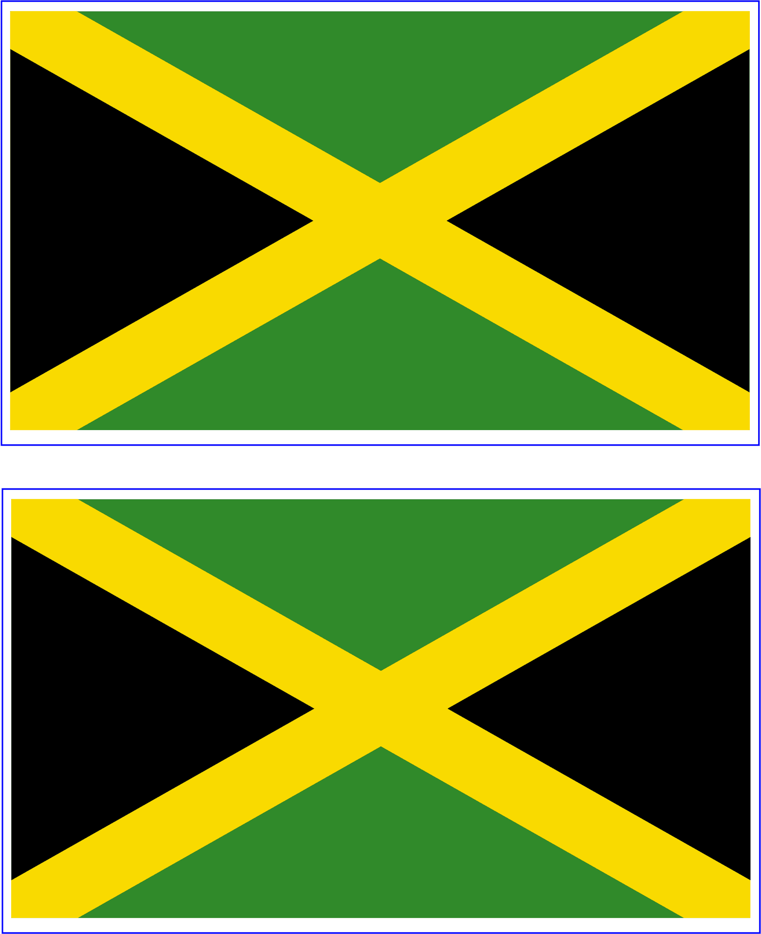 Jamaican_ Flag_ Design PNG