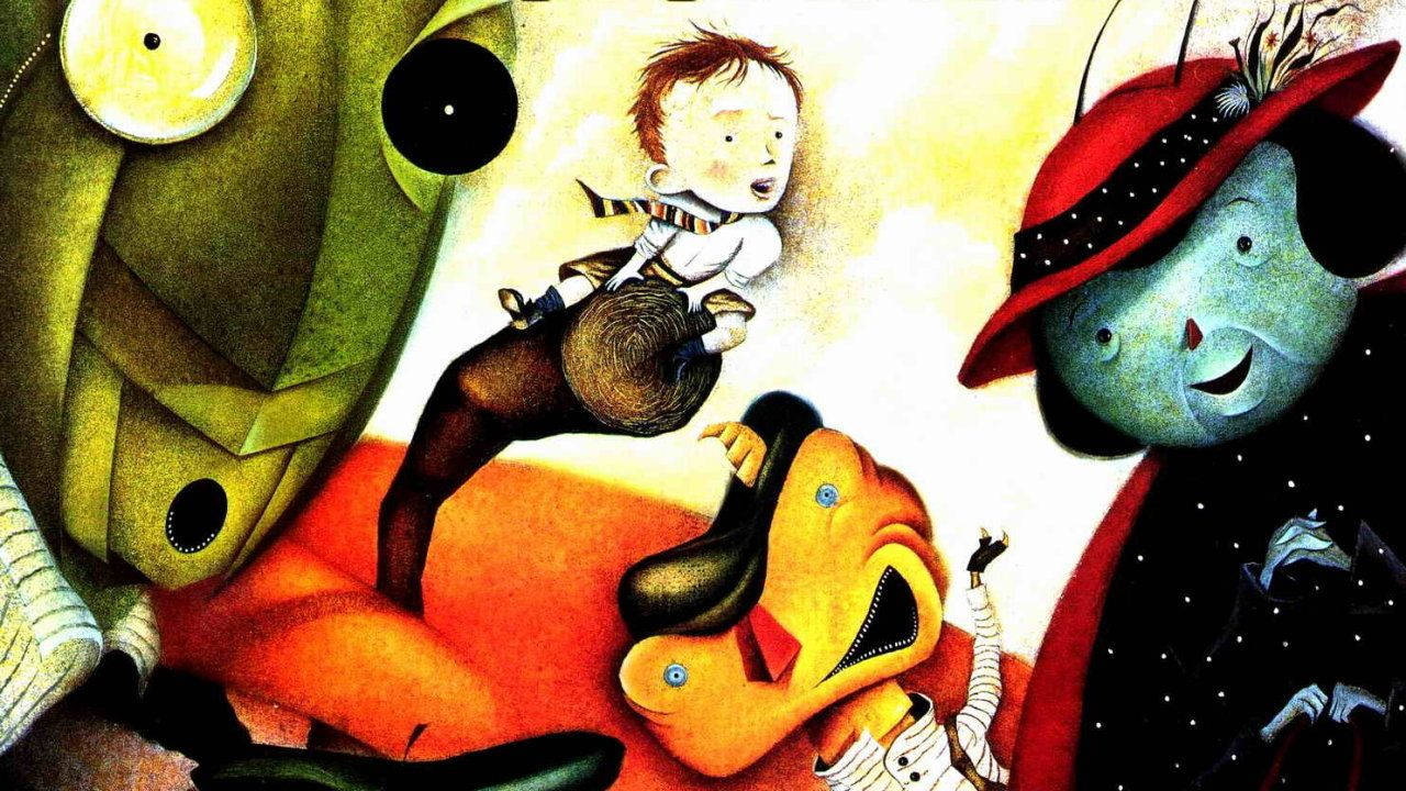 James And The Giant Peach Peculiar Art Background