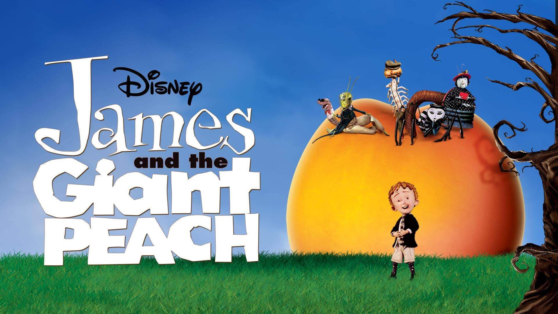 James And The Giant Peach Poster With Text Background
