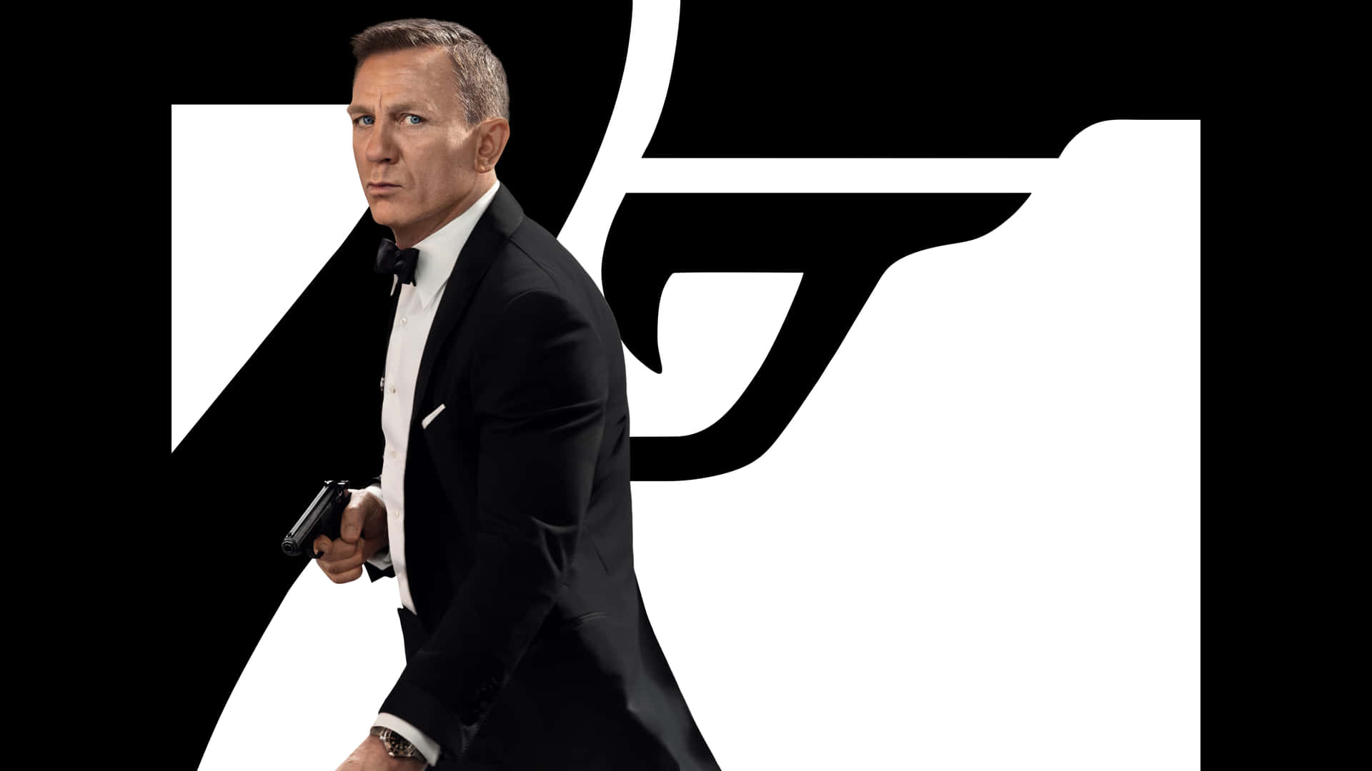 James Bond Iconic Pose4 K Wallpaper