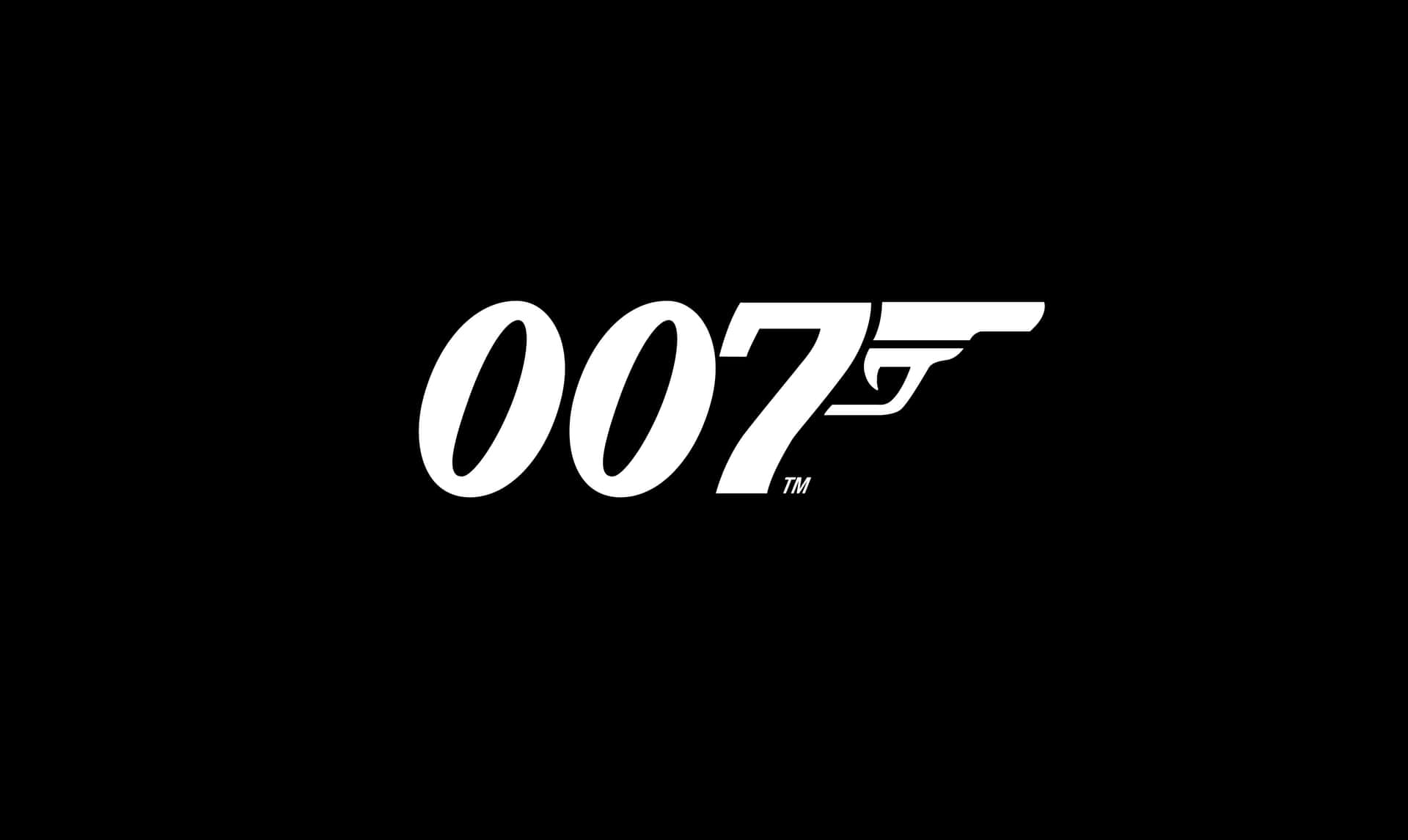 James Bond007 Logo Black Background Wallpaper