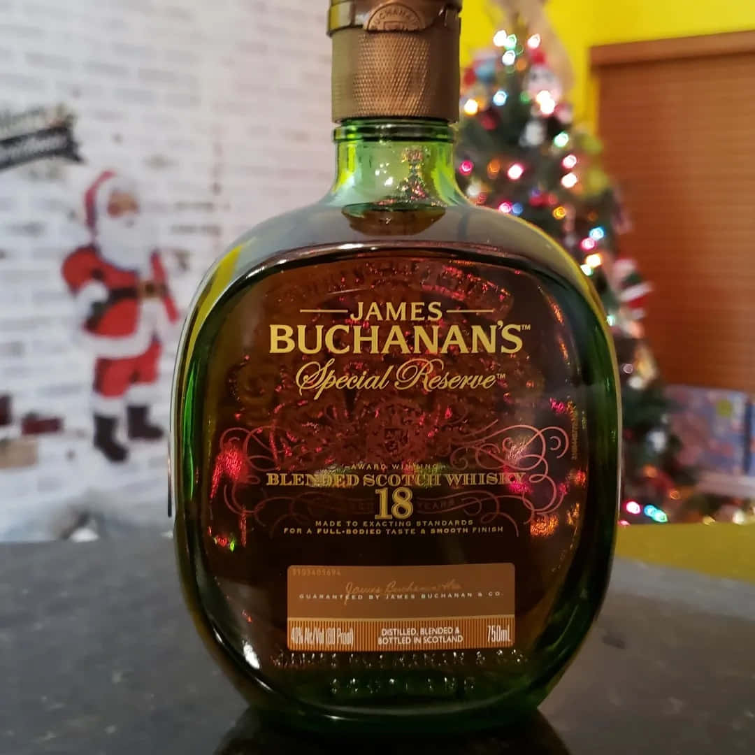 Whiskeyspeciale Invecchiato 18 Anni Di James Buchanan Sfondo