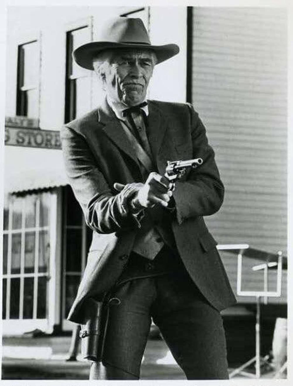 James Coburn With A Revolver Wallpaper