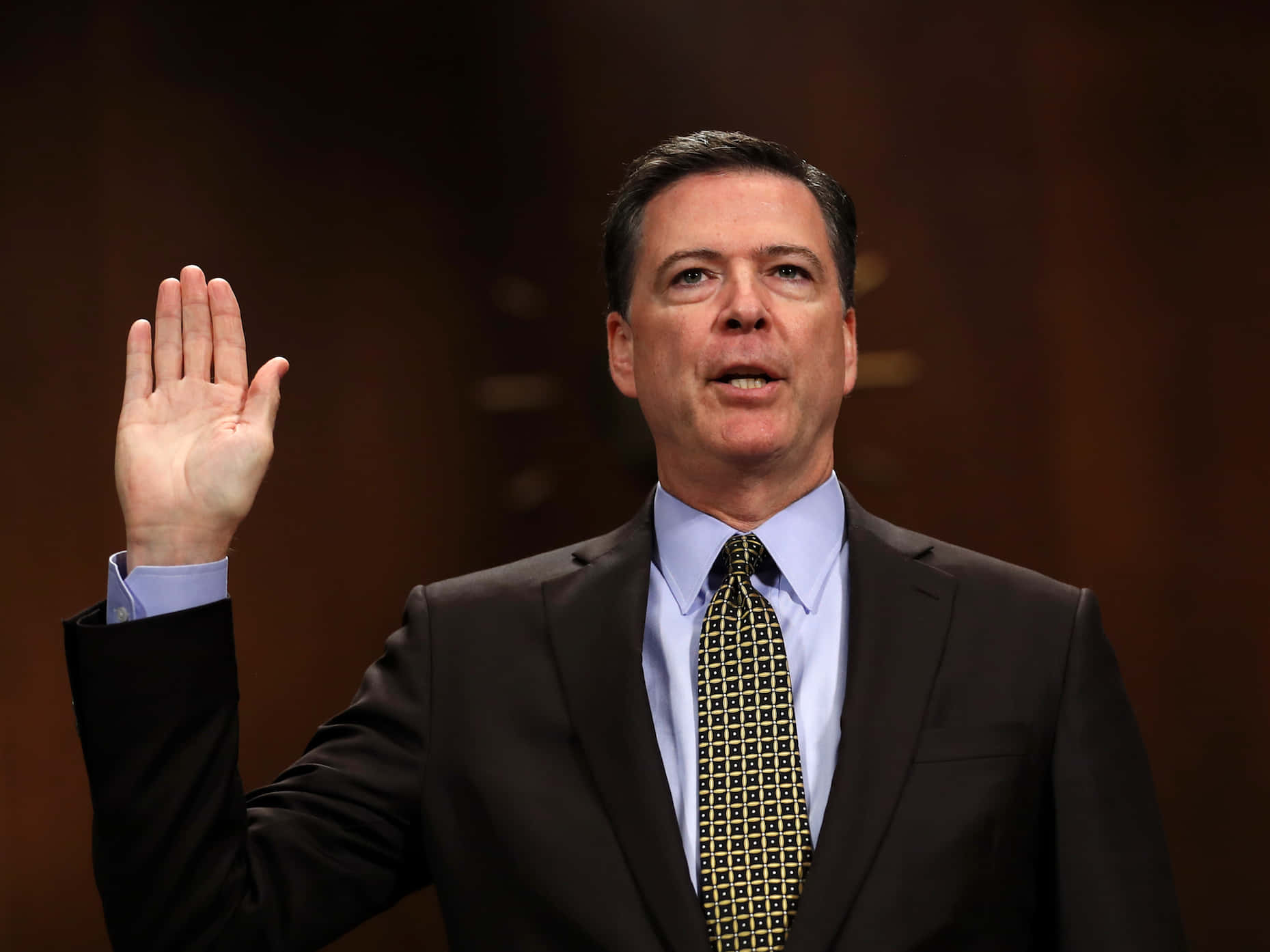 James Comey Oath Taking Wallpaper