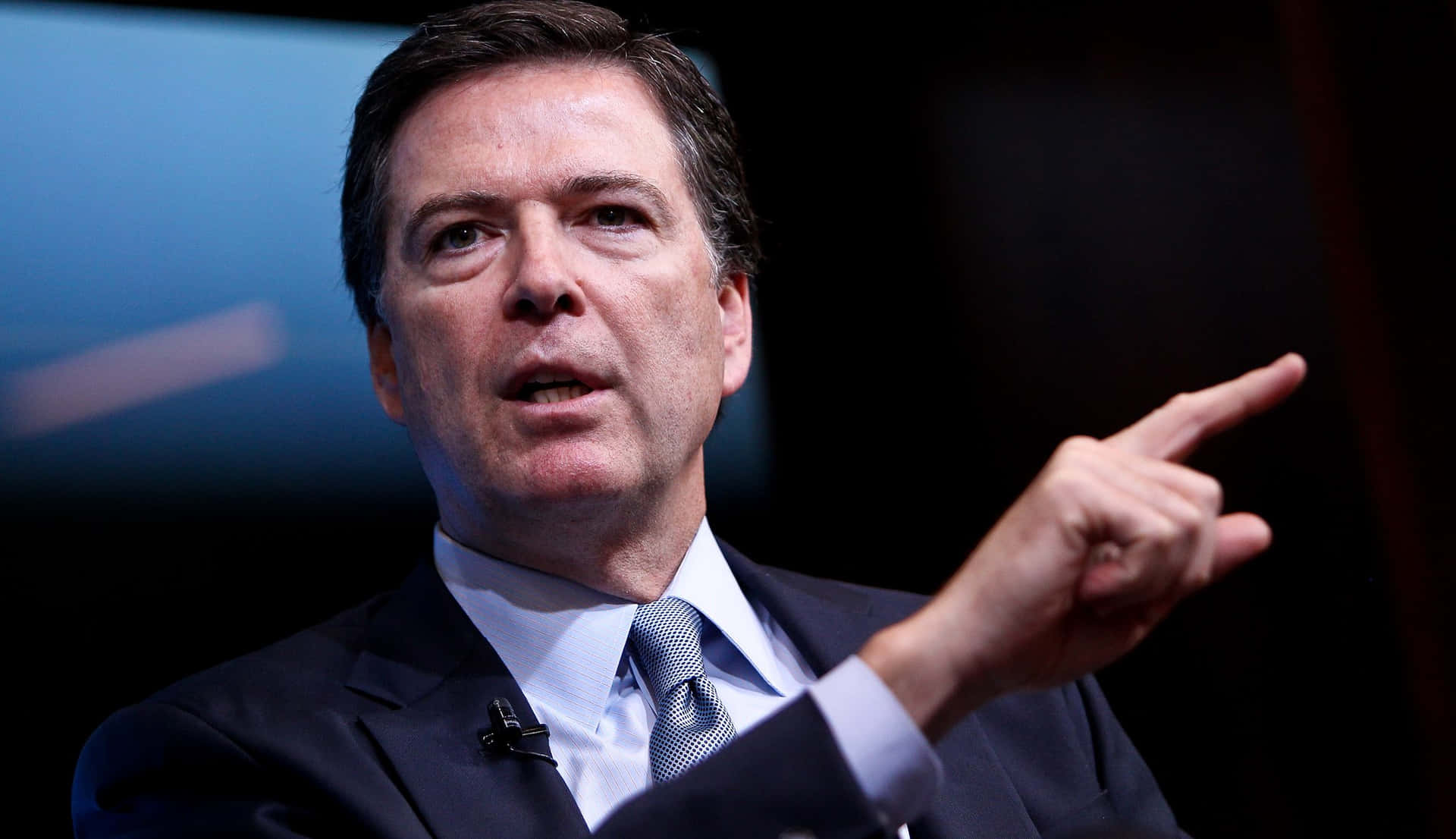 James Comey Spreek Evenement Achtergrond