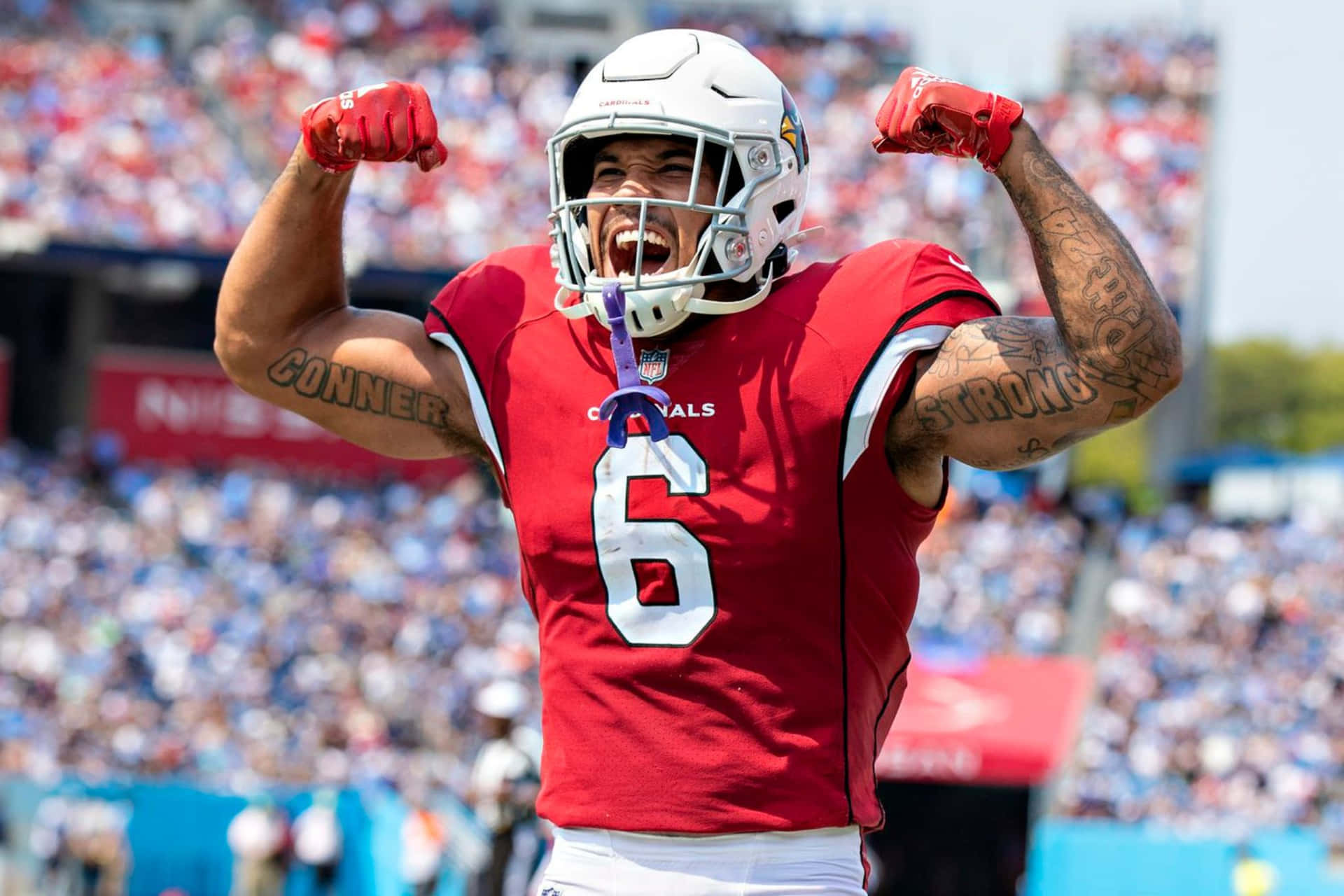 James Conner Viering Arizona Cardinals Achtergrond