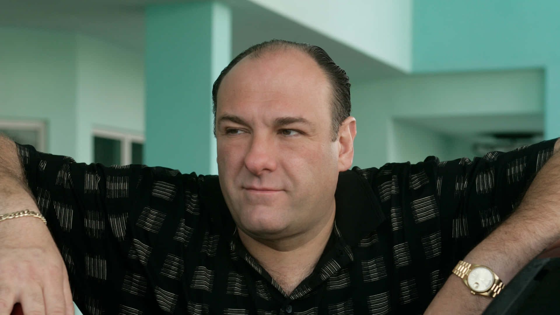Jamesgandolfini Is An American Actor Renowned For His Role As Tony Soprano In The Tv Series 