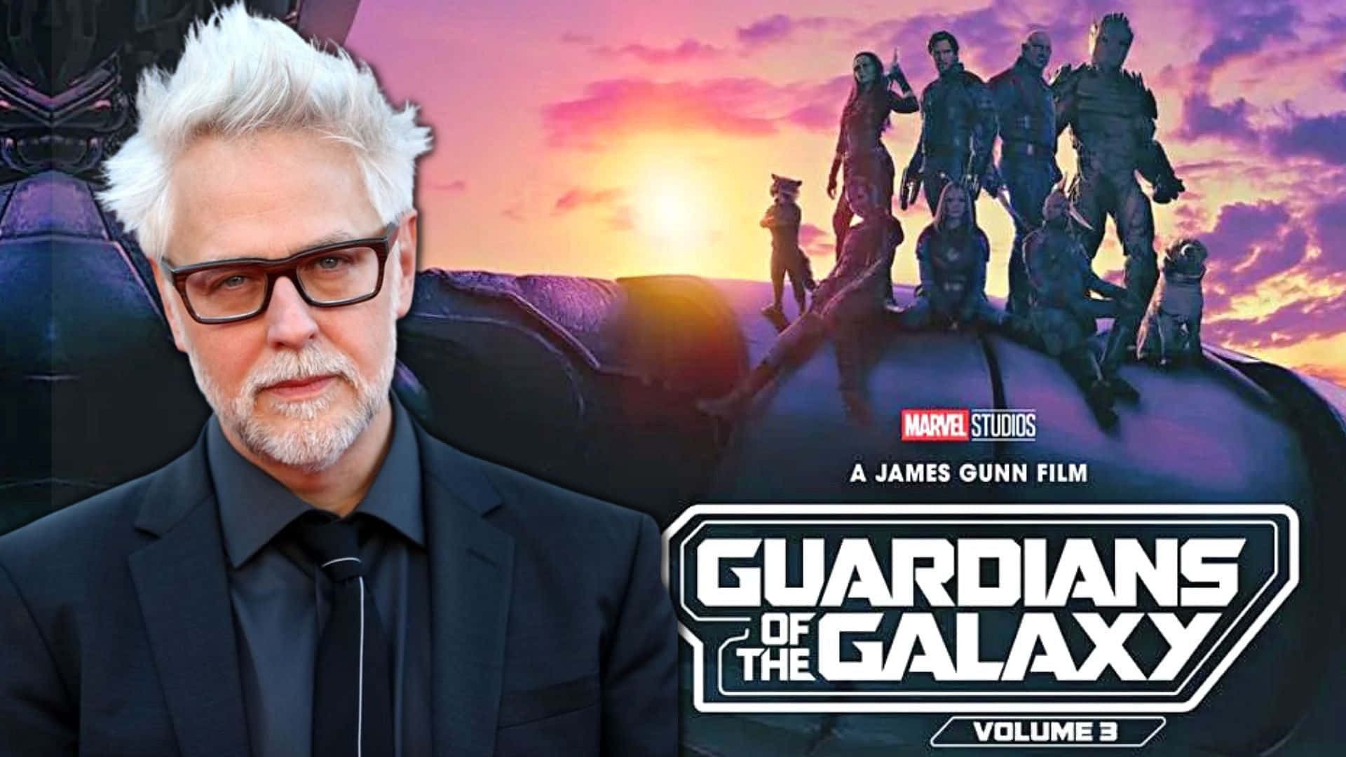 James Gunn Guardiansofthe Galaxy Vol3 Promo Wallpaper