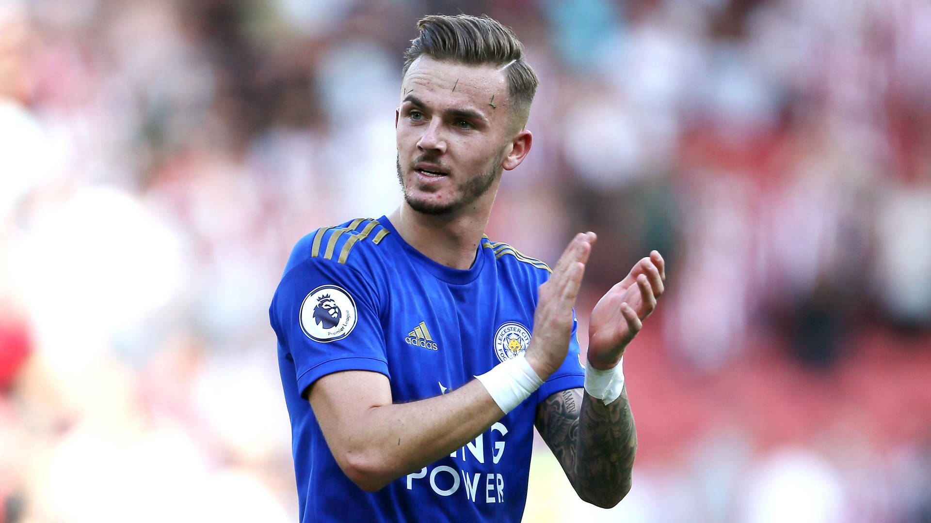 James Maddison Clapping Animationer Wallpaper