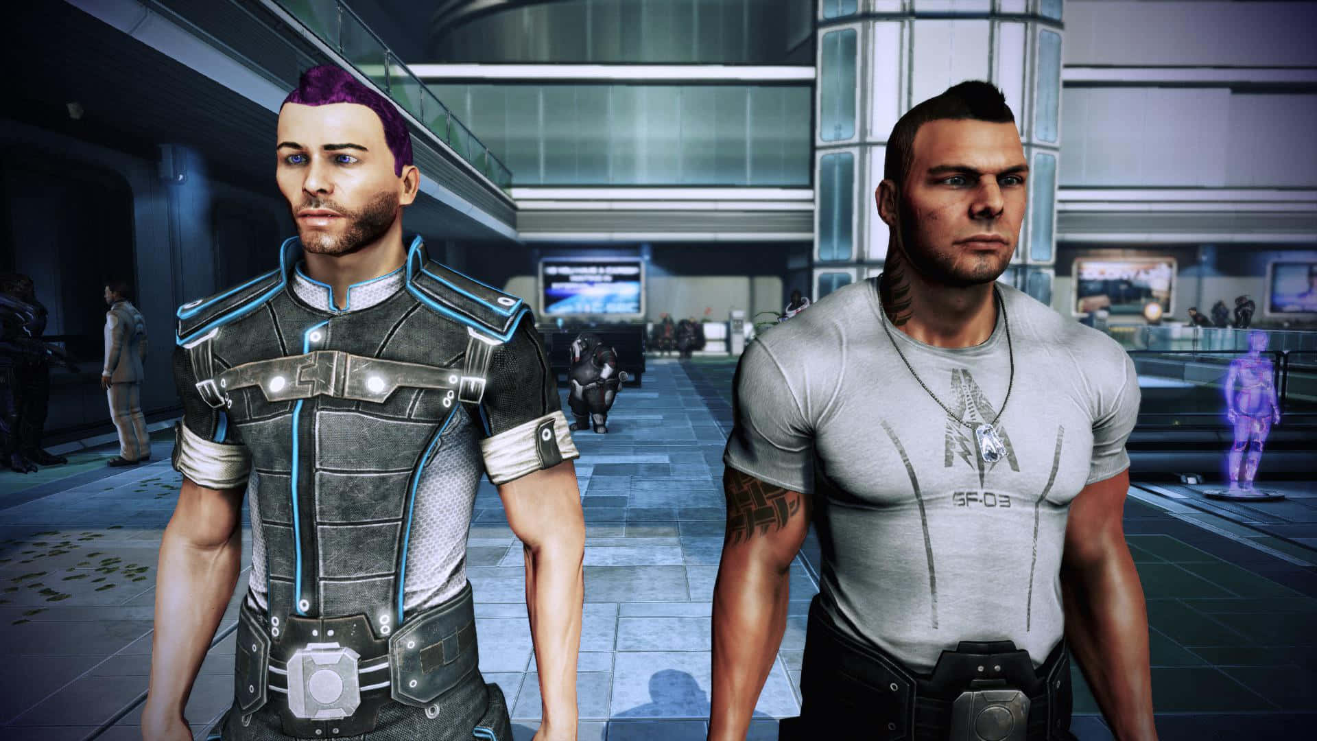 Jamesvega, Comando Militar Duro De Mass Effect. Fondo de pantalla