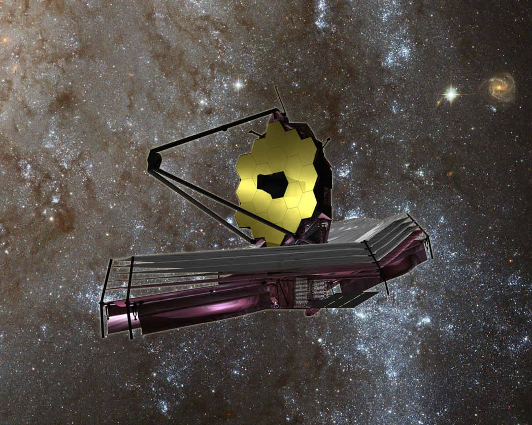 Imagende La Galaxia Captada Por El Telescopio James Webb