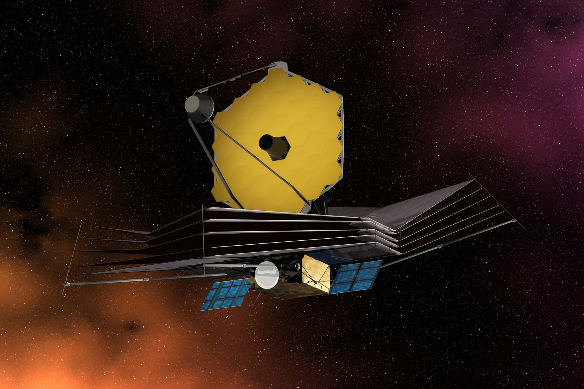 Riesigesbild Des James Webb Teleskops