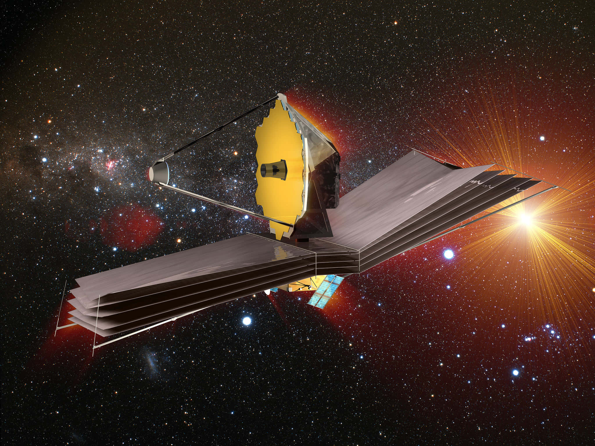 Det James Webb Telescope Exquisite Picture Tapet