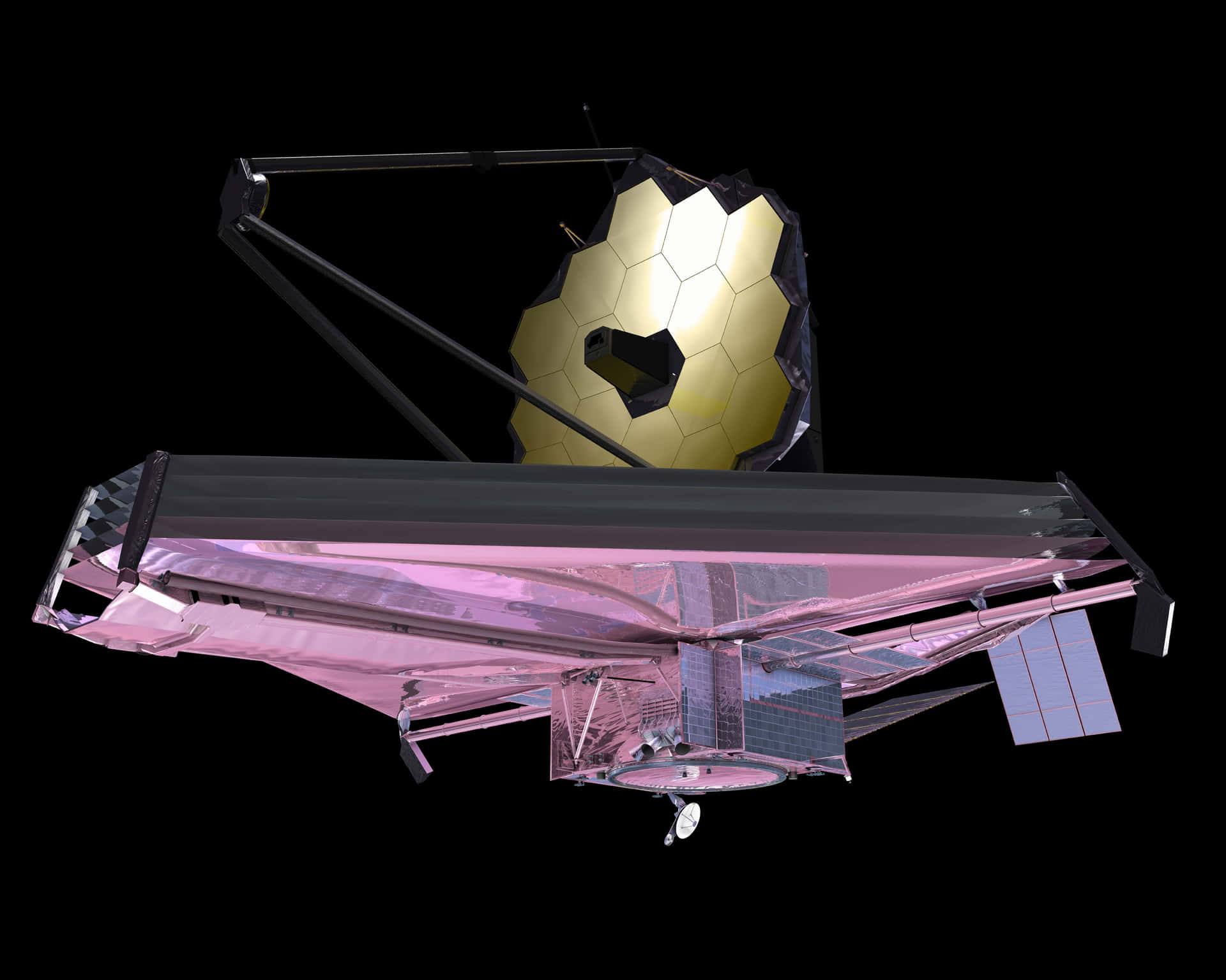 Optical James Webb Telescope Picture