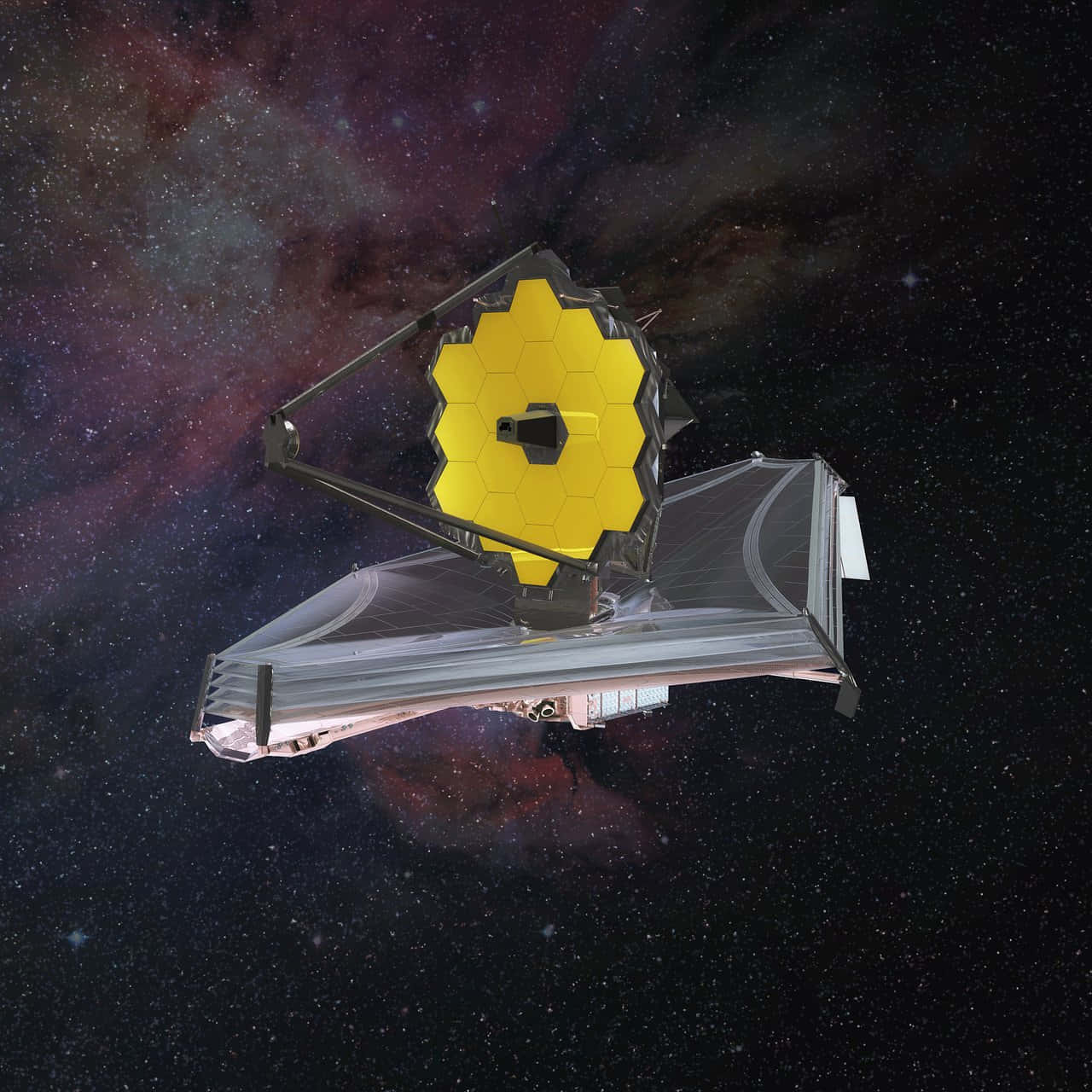Finbild På James Webb-teleskopet.