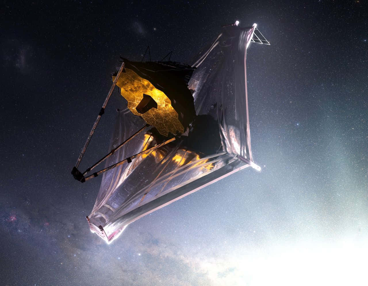 Bilddes James Webb Teleskop-satelliten