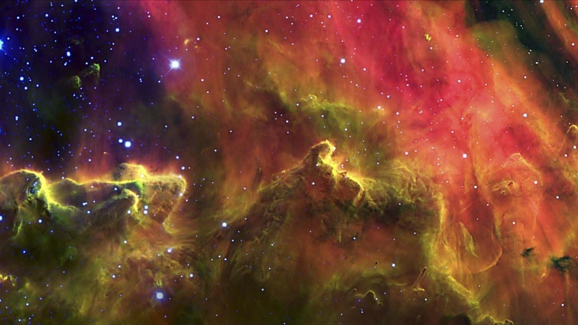 Farvefuld Billede Tapet af James Webb Teleskop
