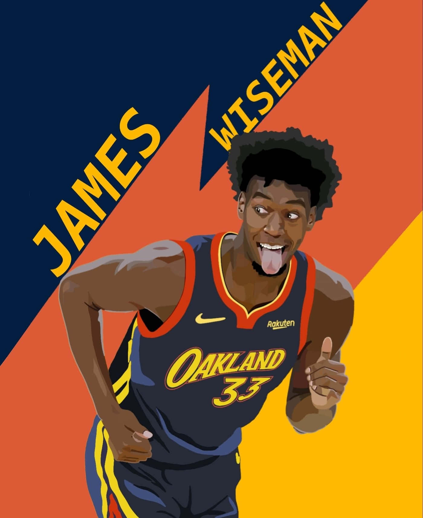 James Wiseman Basketball Artwork Wallpaper