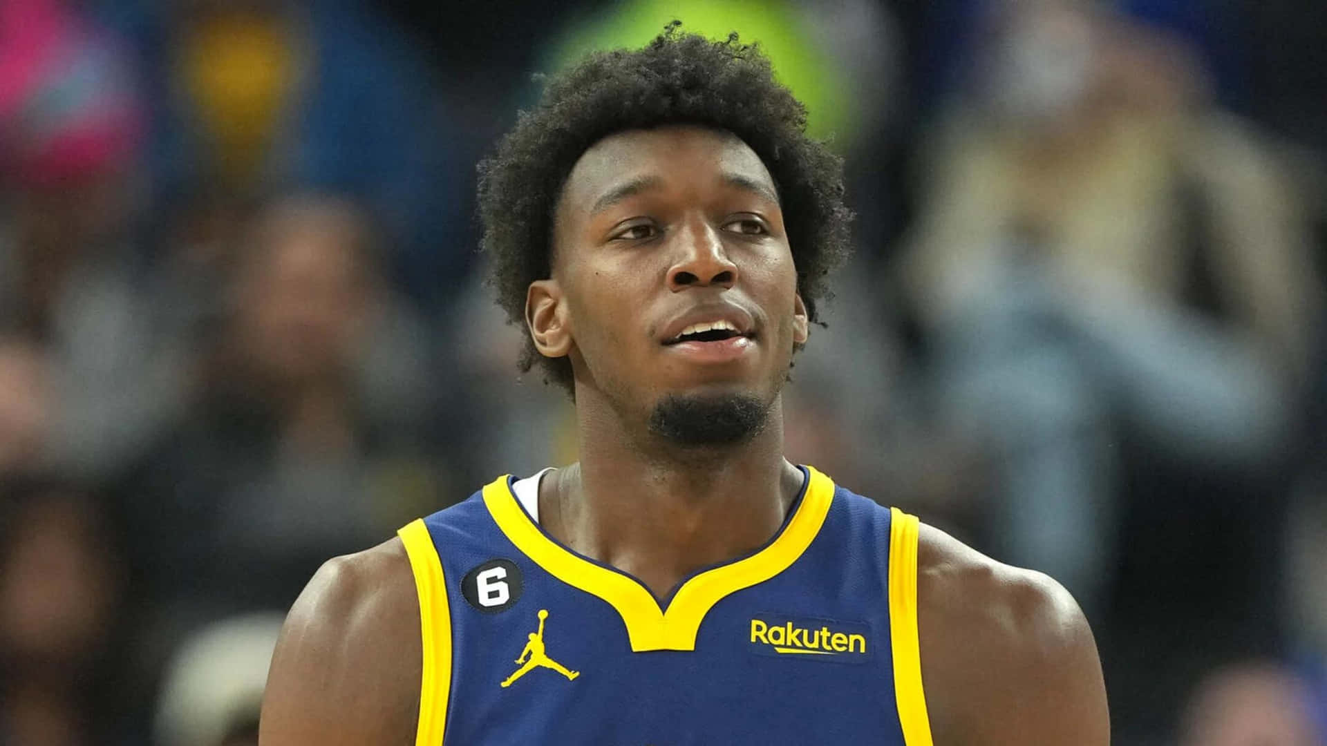 Download James Wiseman Basketball Player Portrait Wallpaper 