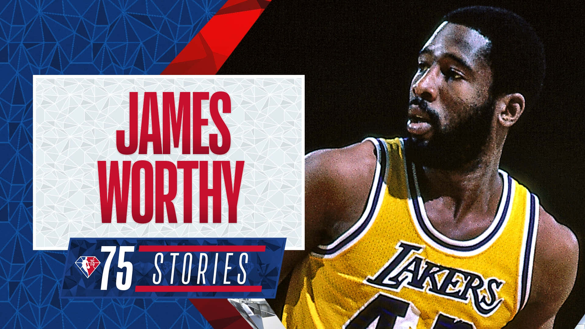 James Worthy NBA 75 Historier Lakers Photo Wallpapir Wallpaper
